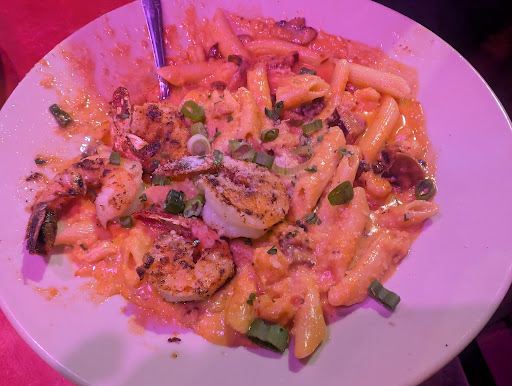 Crawfish and shrimp pasta